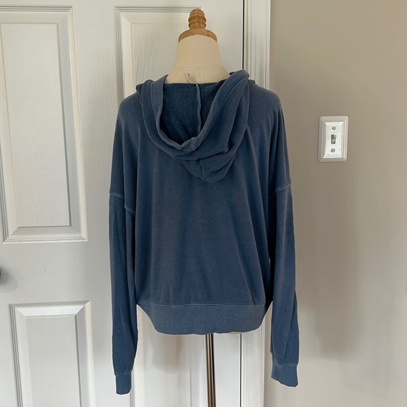 Free People Believe It blue lace up hoodie - Picture 5 of 14